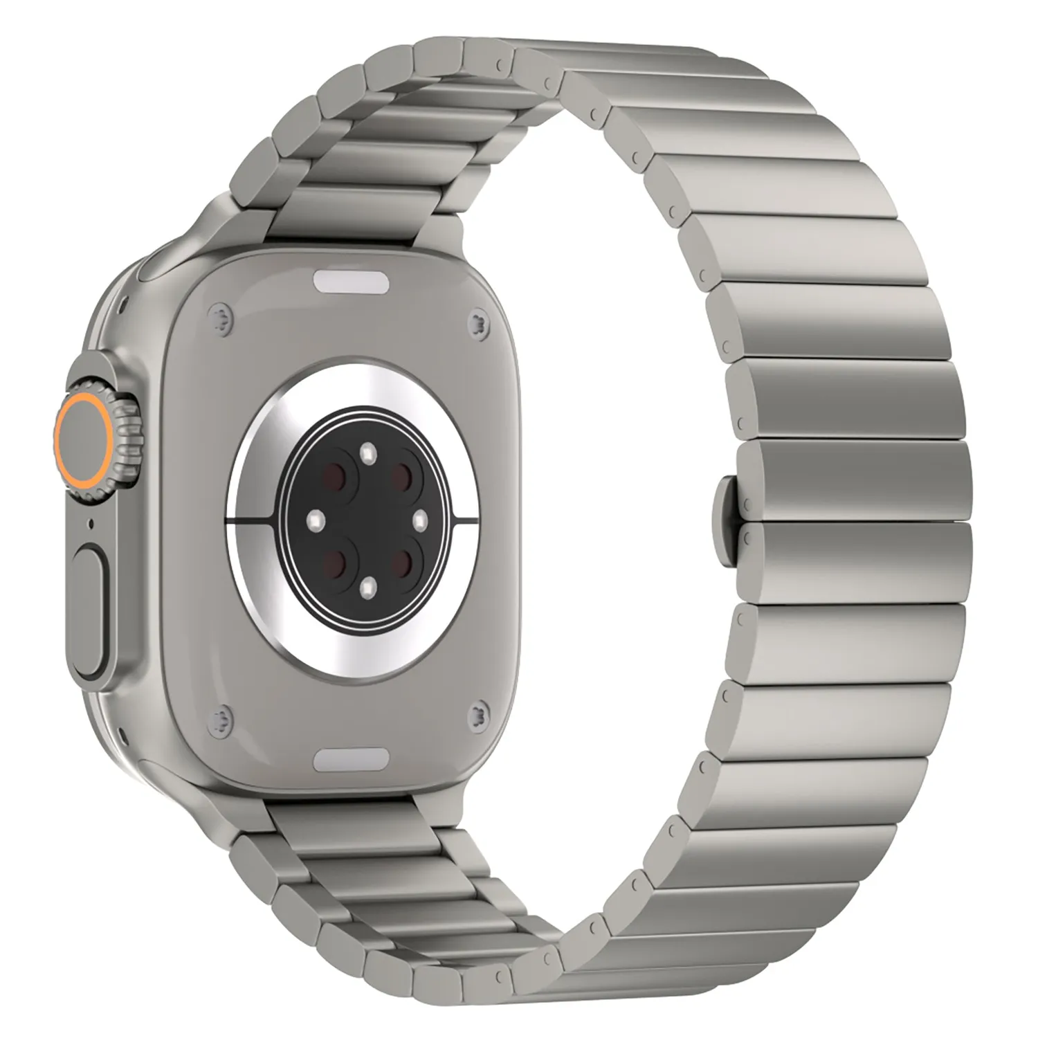 arktisband Phantom Apple Watch Ultra Titanarmband Schwarz