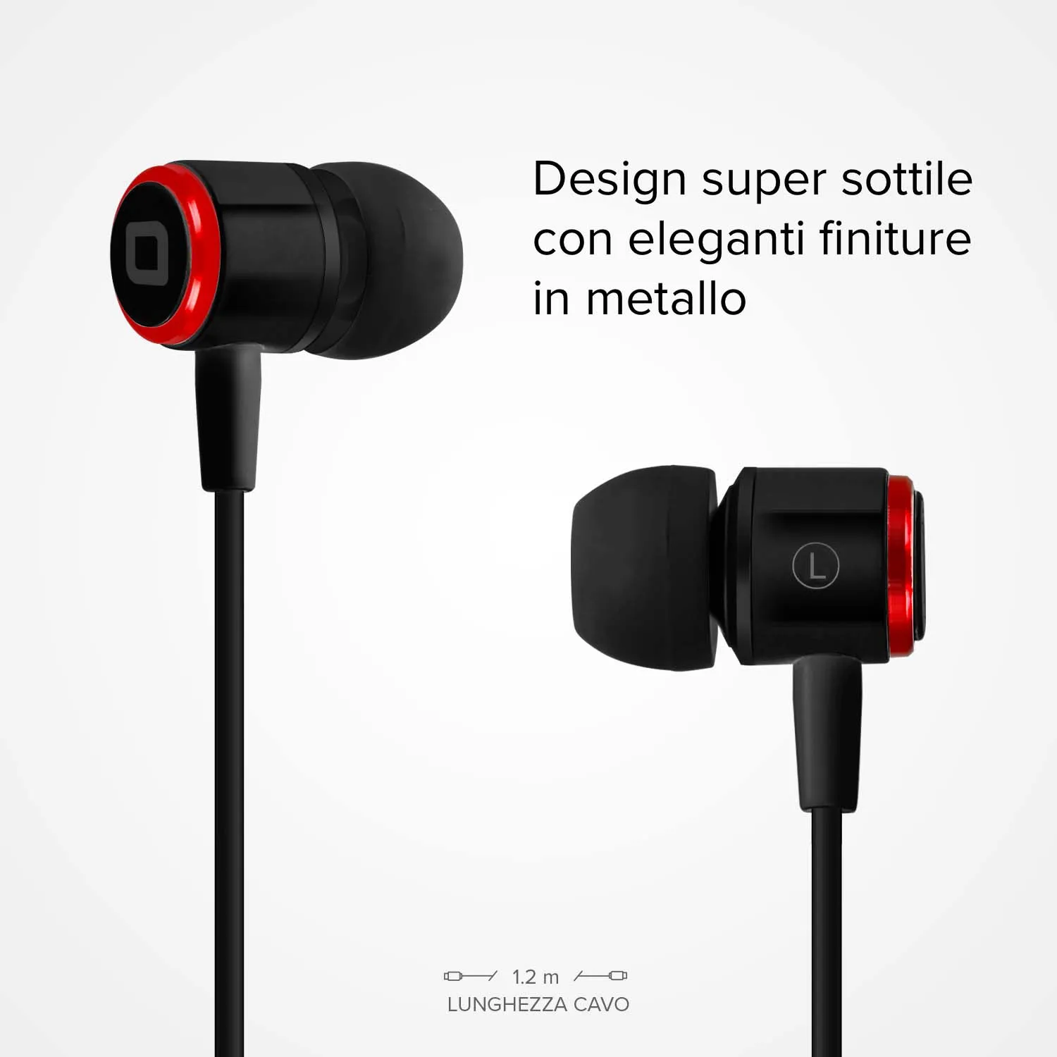 SBS Studio Mix 100 In-Ear Kopfhörer Klinke schwarz