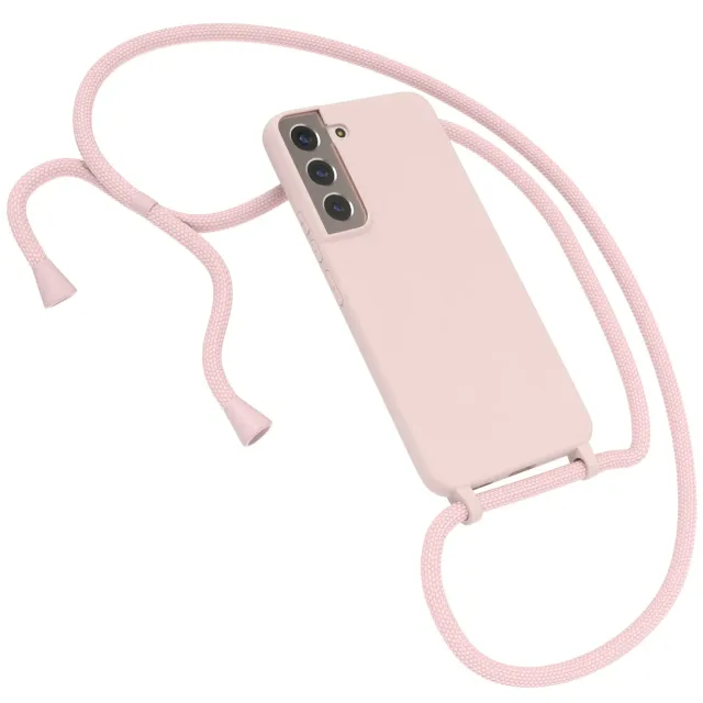 EAZY CASE Galaxy S22 5G Handykette Silikon Altrosa
