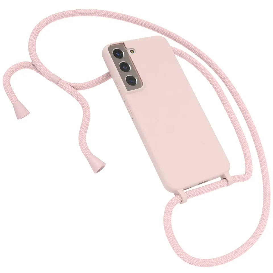 EAZY CASE Galaxy S22 5G Handykette Silikon Altrosa