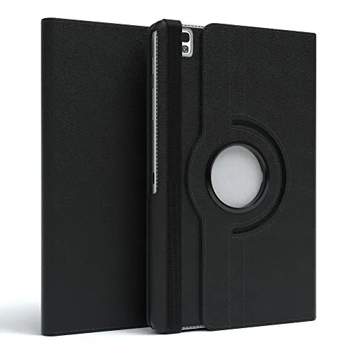 EAZY CASE Galaxy Tab Pro 8.4 Tablethülle 360° Schwarz Leder