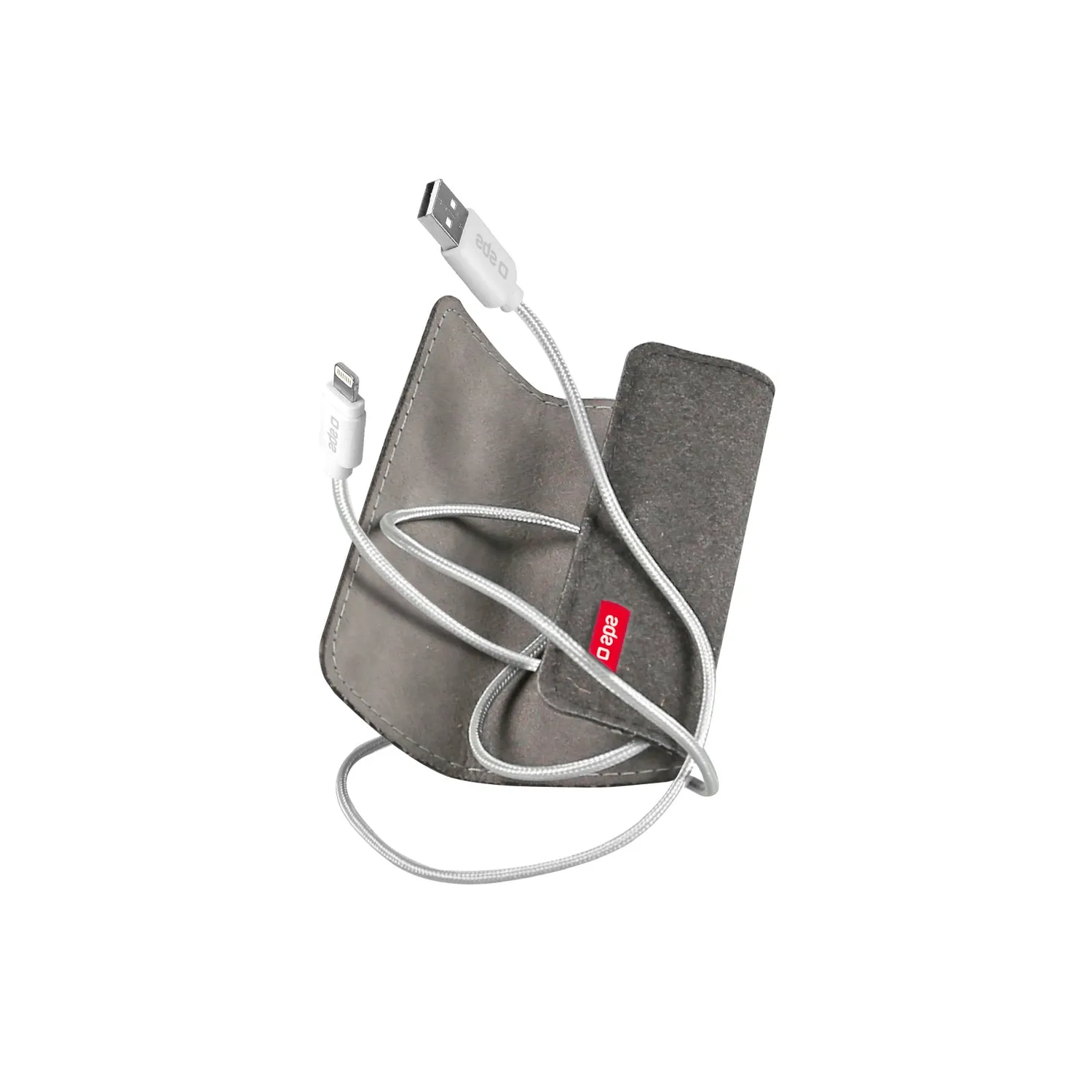 SBS Lightning Ladekabel 1m mit Tasche Daten MFi