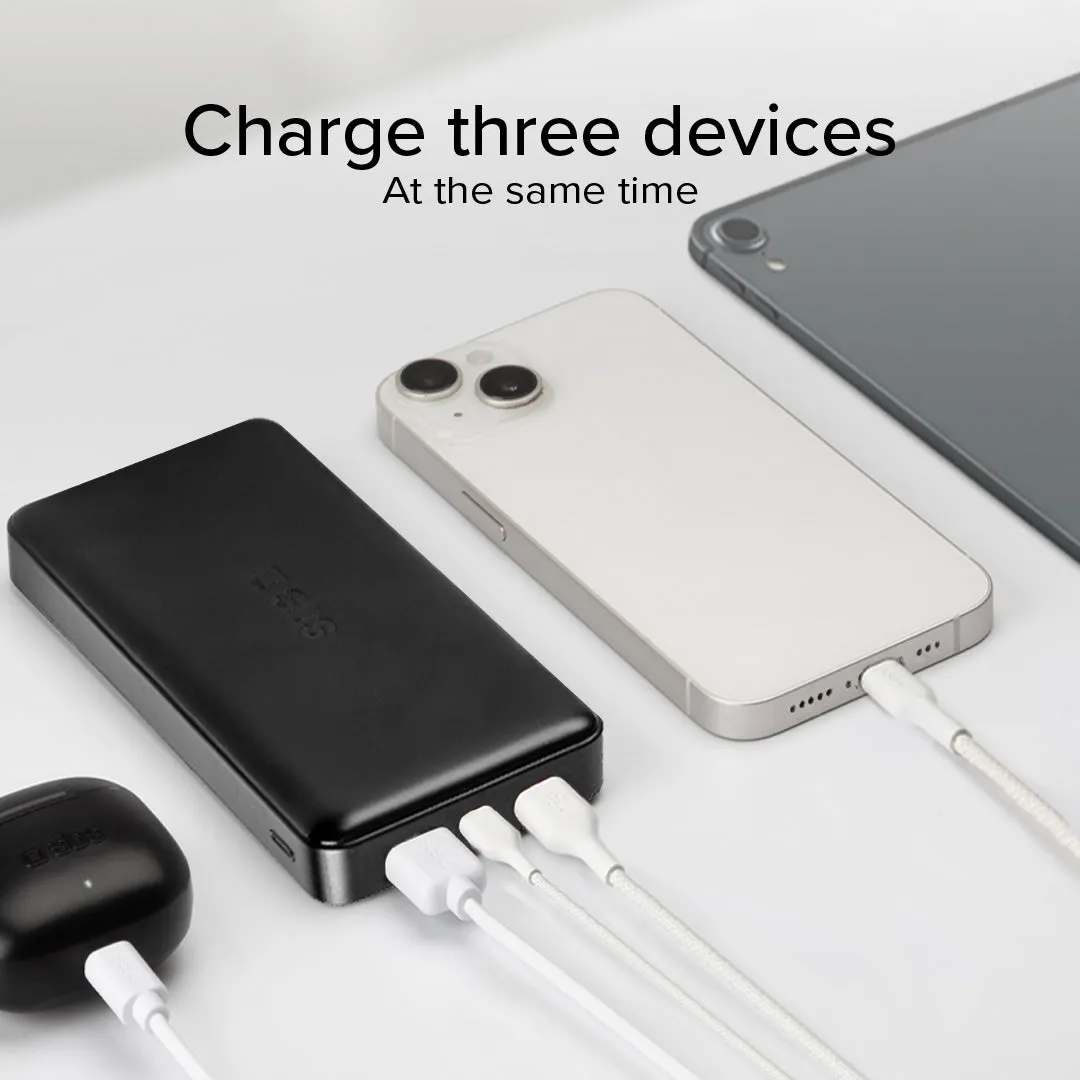 SBS Powerbank 20000 mAh extra slim mit IC-Ladung