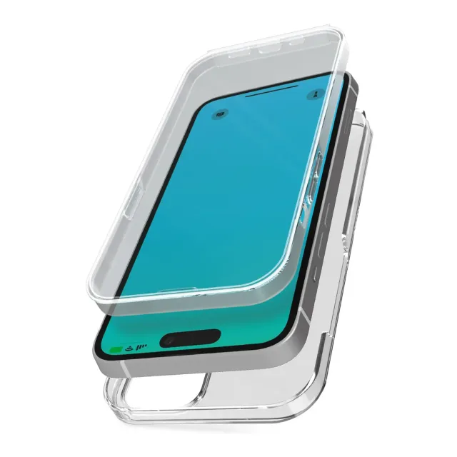 SBS Extreme Full Body 360° Handyhülle iPhone 15 Transparent 2m
