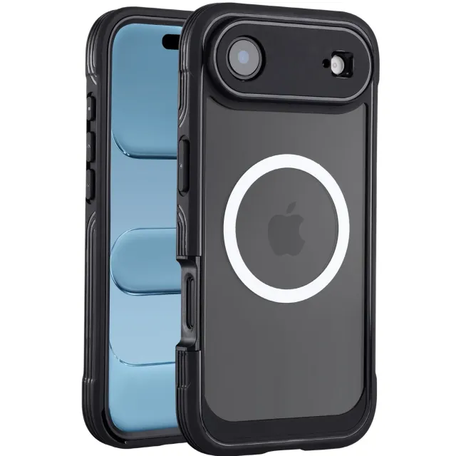arktis Defender iPhone Air Case 360-Grad-Schutz transparent