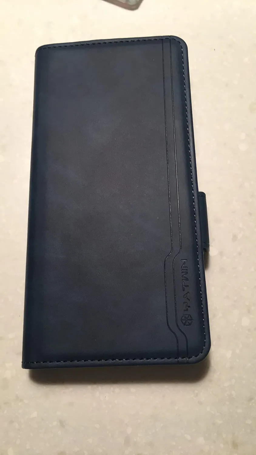 YATWIN Nokia 5.4 Klapphülle Blau Leder mit Magnet