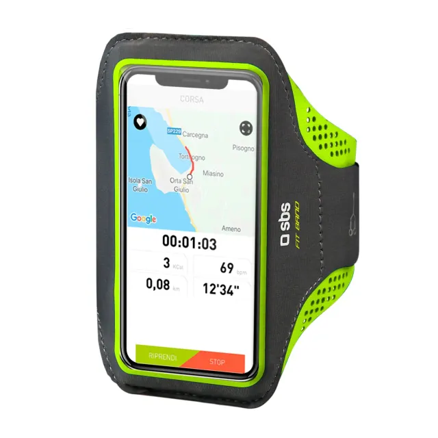 SBS Sportarmband 6,5 Zoll Touch Schwarz