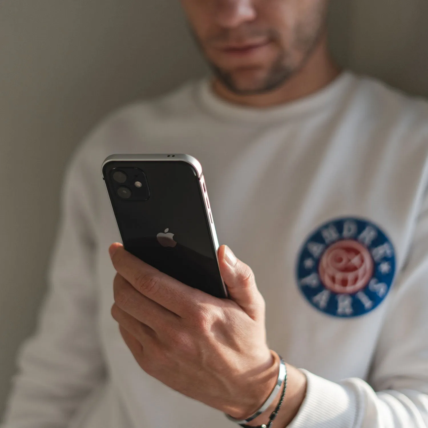 arktis iPhone 16 Plus Bumper Silber Aluminium