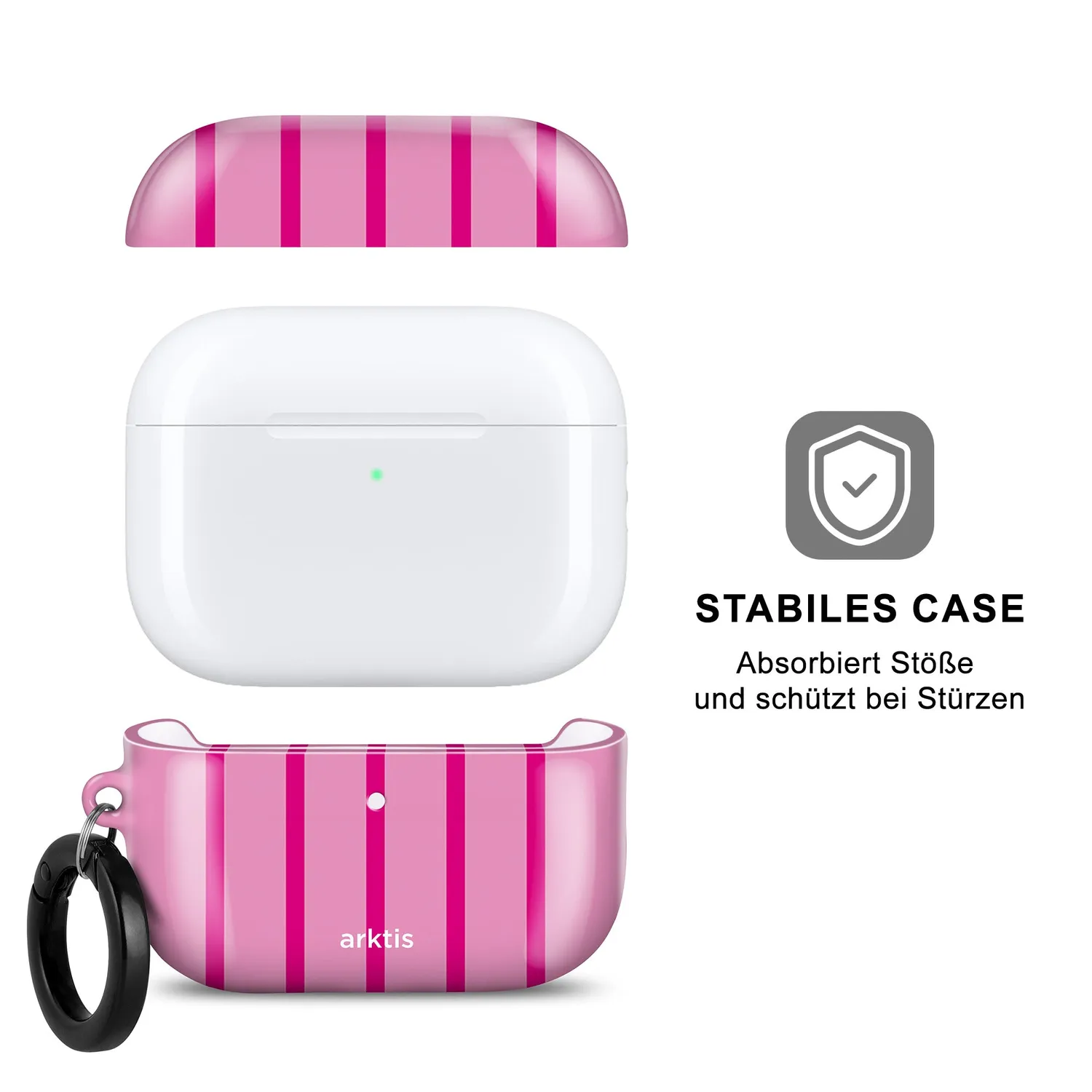arktis Lady Stripes AirPods Pro 3 Hülle mit Print