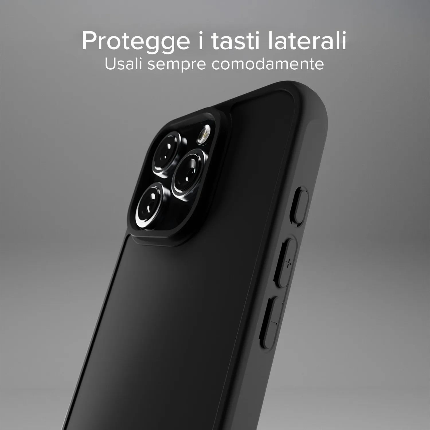 SBS D3O iPhone 16 Pro Hülle schwarz stoßfest