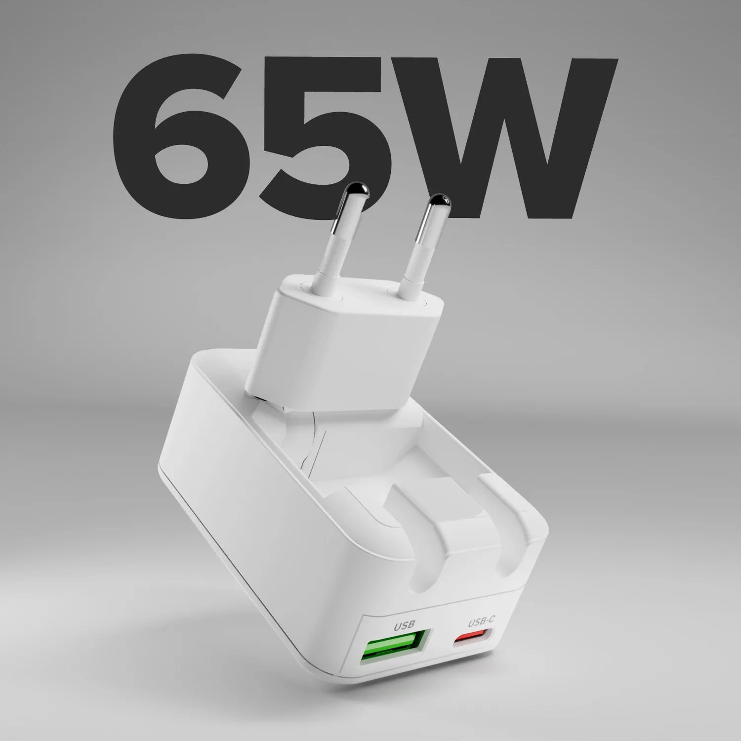 SBS Flexi Wall Charger 65W Netzteil USB-C PD faltbar