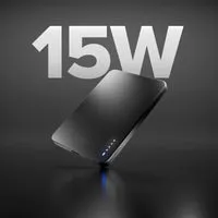 SBS Magnet Powerbank 5000mAh 15W Wireless 6,5mm extra-dünn