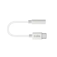 SBS USB-C auf Klinke Adapter 3,5mm 9cm Musik Anruf