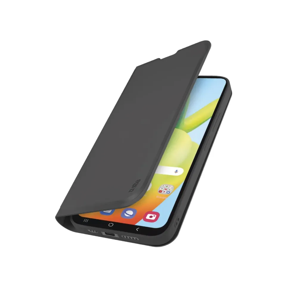 SBS Wallet Smooth Klapphülle Redmi A1/A2 Schwarz Stand