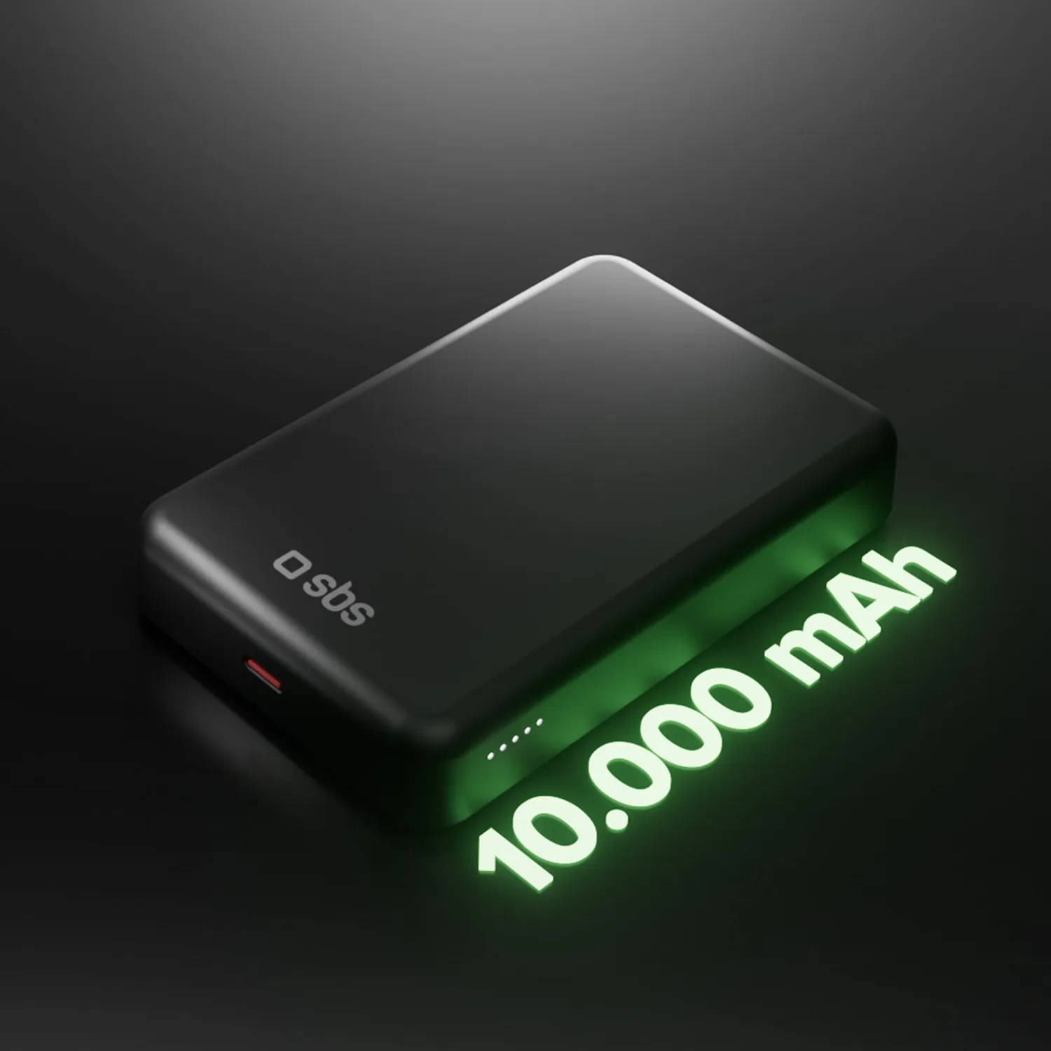 SBS Qi2 Powerbank 10000mAh USB-C magnetisch 15W