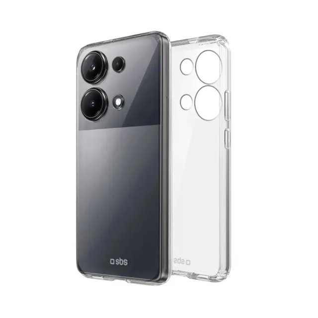 SBS Skinny Poco M6 Pro Handyhülle transparent dünn