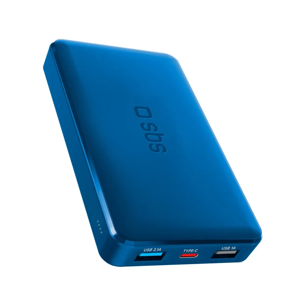 SBS 10000 mAh Powerbank extra slim Intelligent Charge