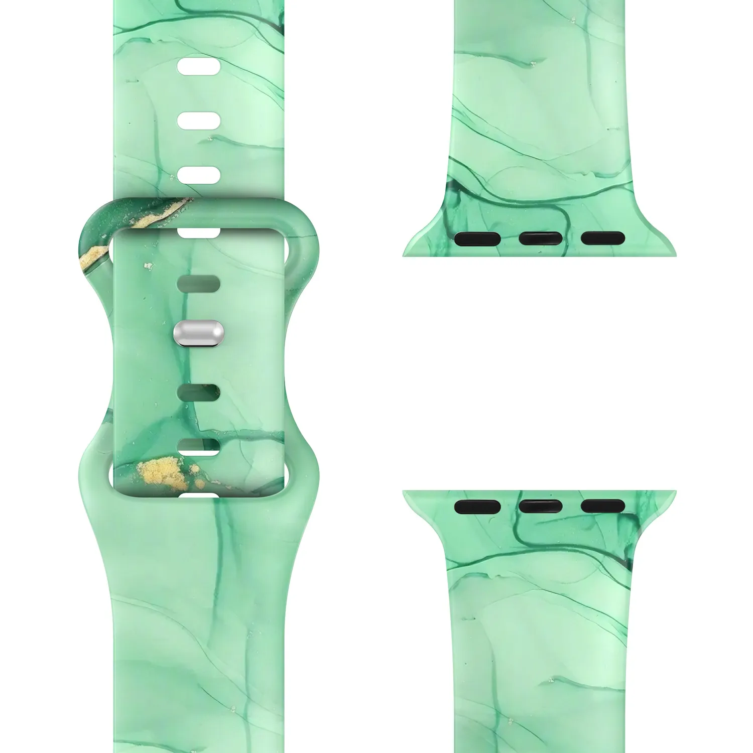 arktisband Green Marble Apple Watch Armband 46/45/44mm Mint