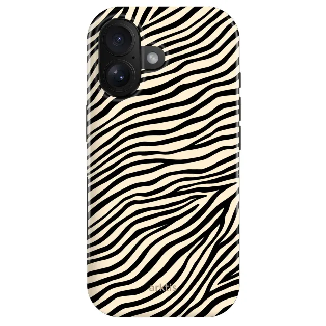 arktis iPhone 16 Plus Hülle Zebra stoßfest