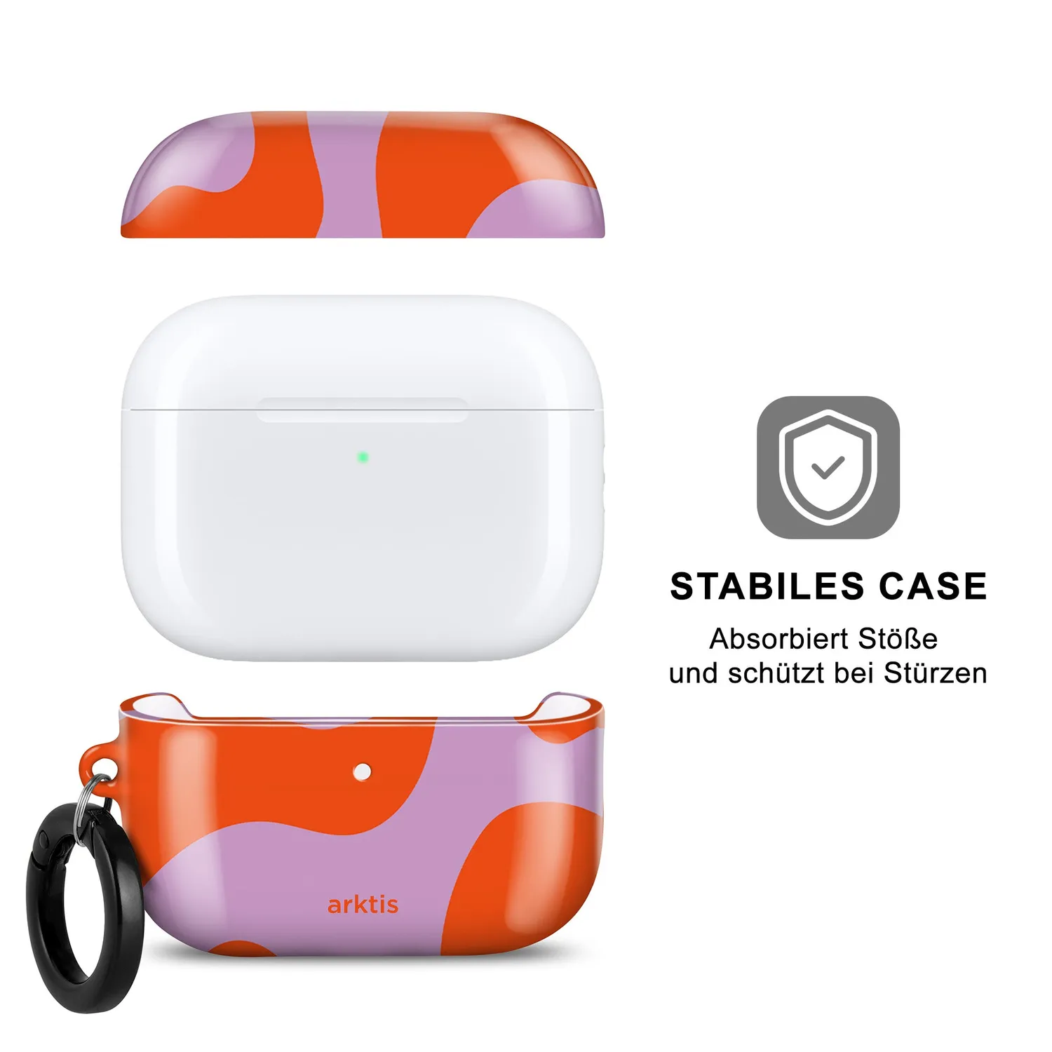 arktis Knokke Queen Hülle AirPods Pro 3 mit Print