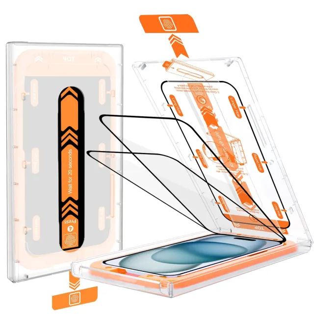 arktis REVOLUTION iPhone 15 Panzerglas 2er Set Box