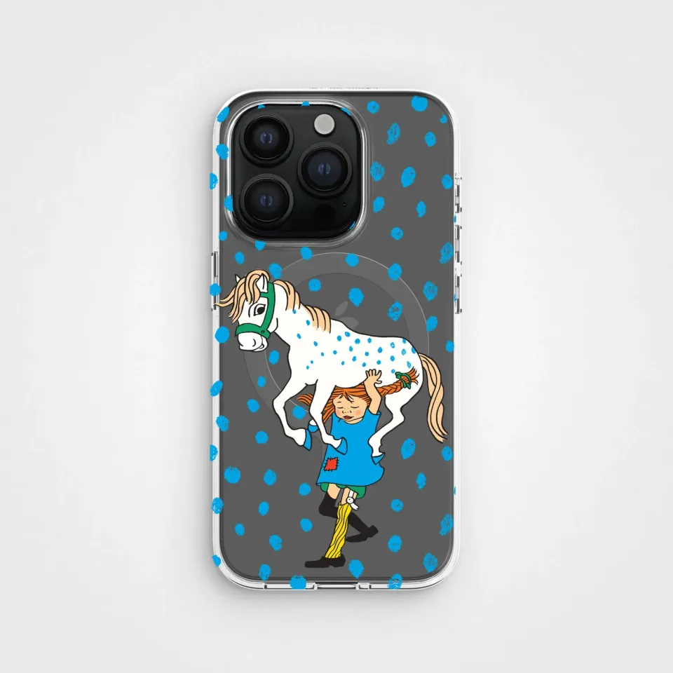 agood company CLRPRTCT iPhone 15 Pro Handyhülle Carrying Horse klar