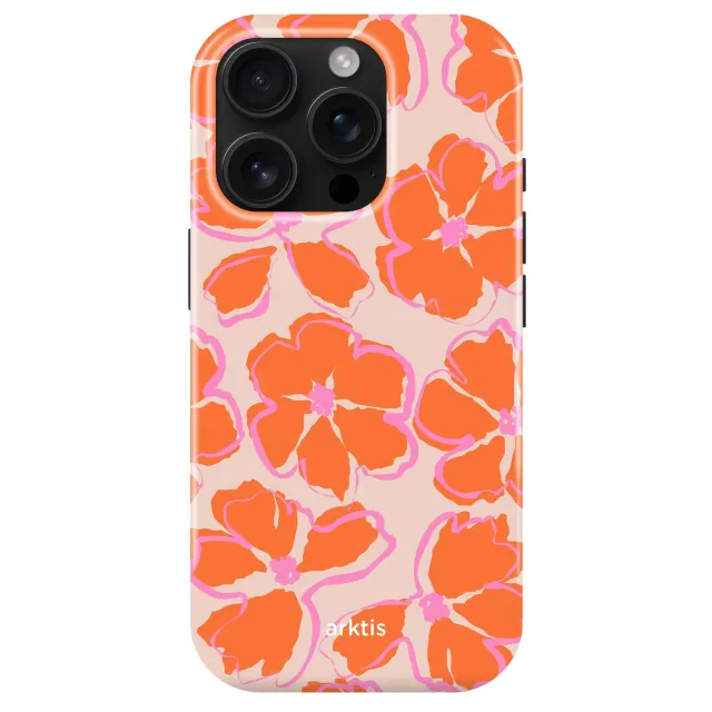 arktis iPhone 14 Pro Hülle Orange Mallow MagSafe