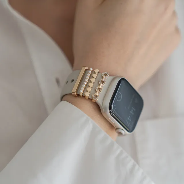 arktisband Diamond Hearts Armband-Charm Gold Edelstahl
