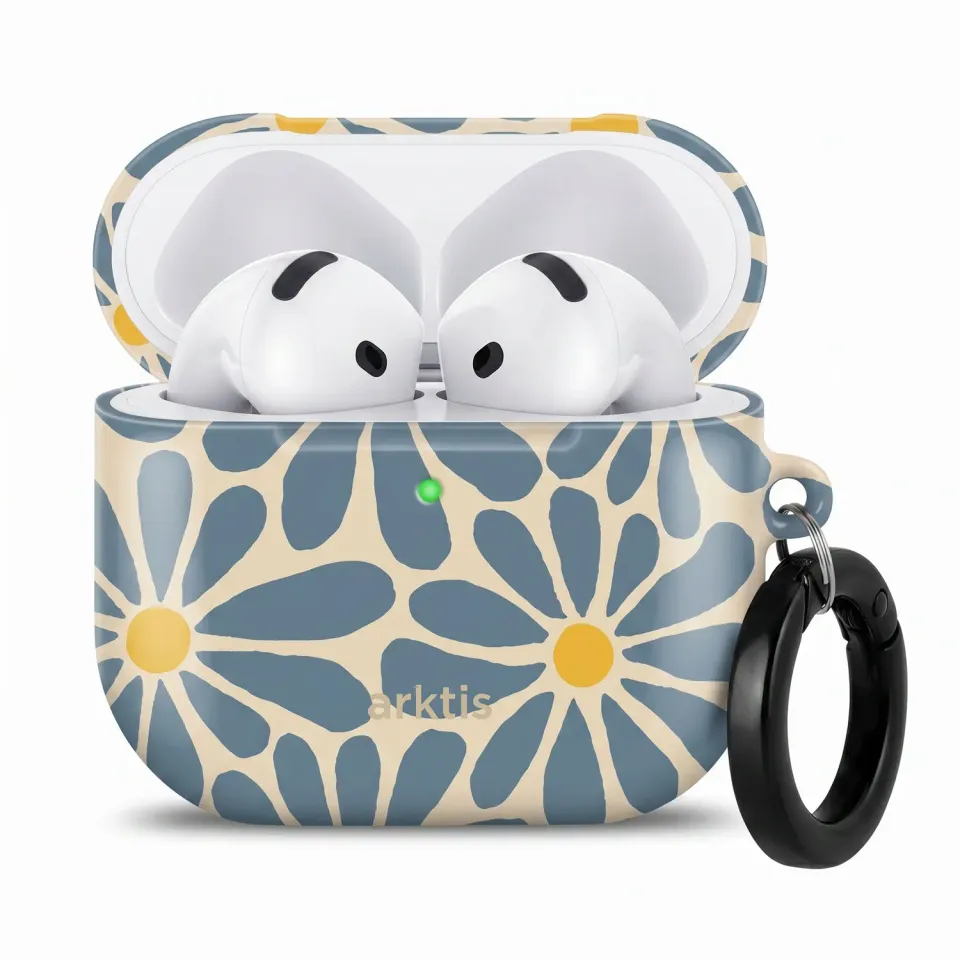 arktis AirPods 4 Hülle Bloom Party Qi-Laden