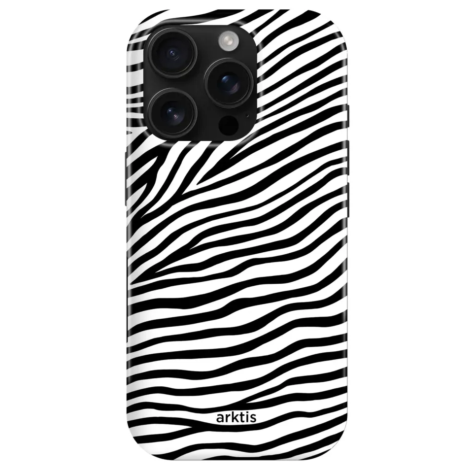 arktis iPhone 16 Pro Max Hülle Zebra MagSafe