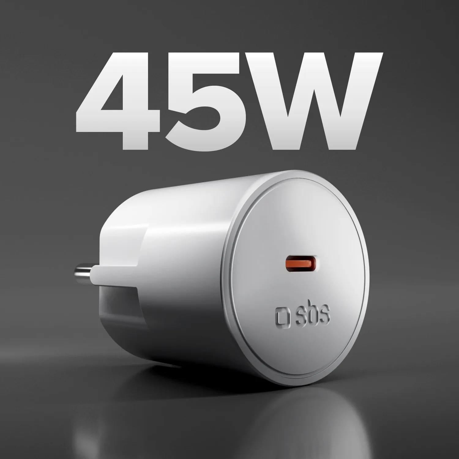 SBS 45W Schuko Ladegerät USB-C PD