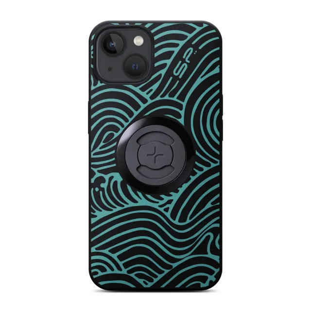 SP Connect Edition Handyhülle Waves Türkis Halter