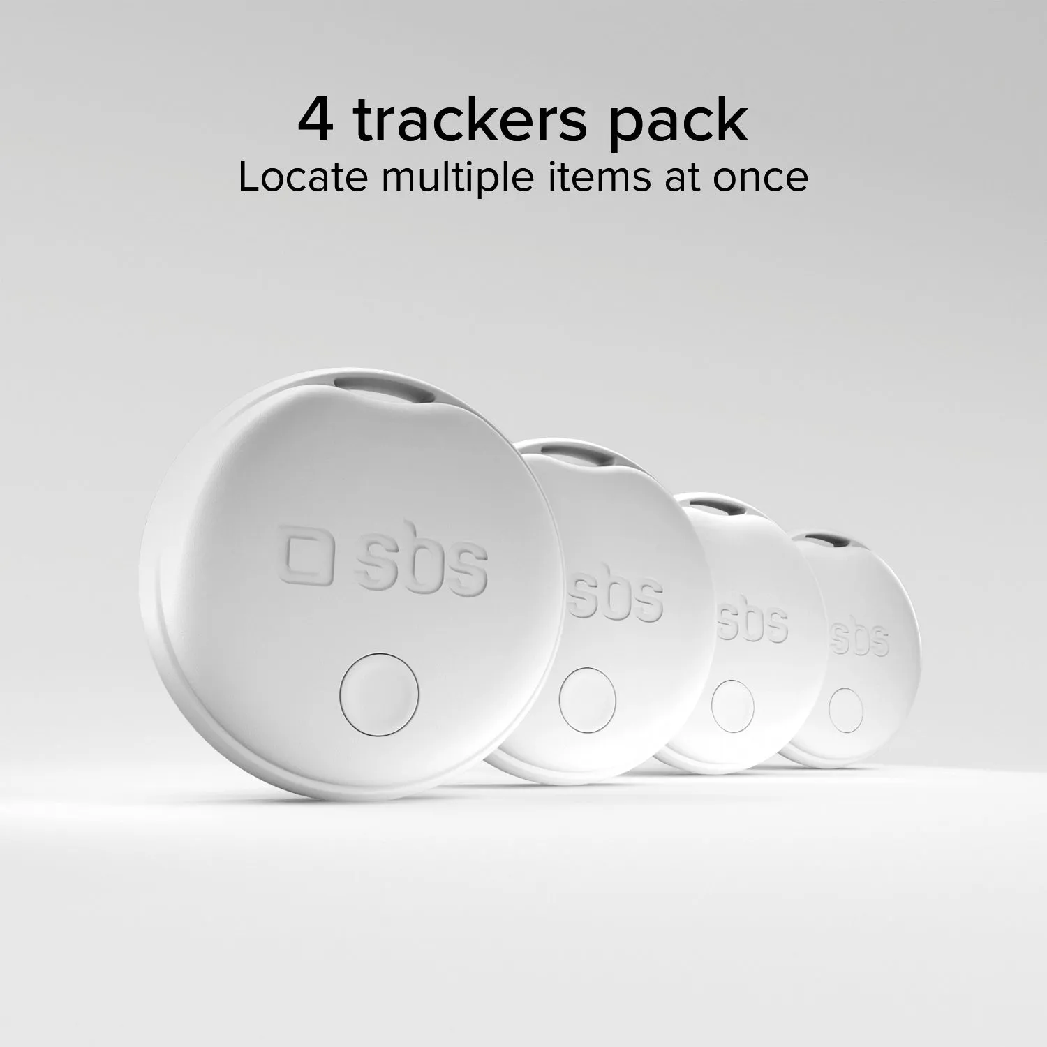 SBS Track My Circle Finder Tracker Apple Find My 4er Set IP65
