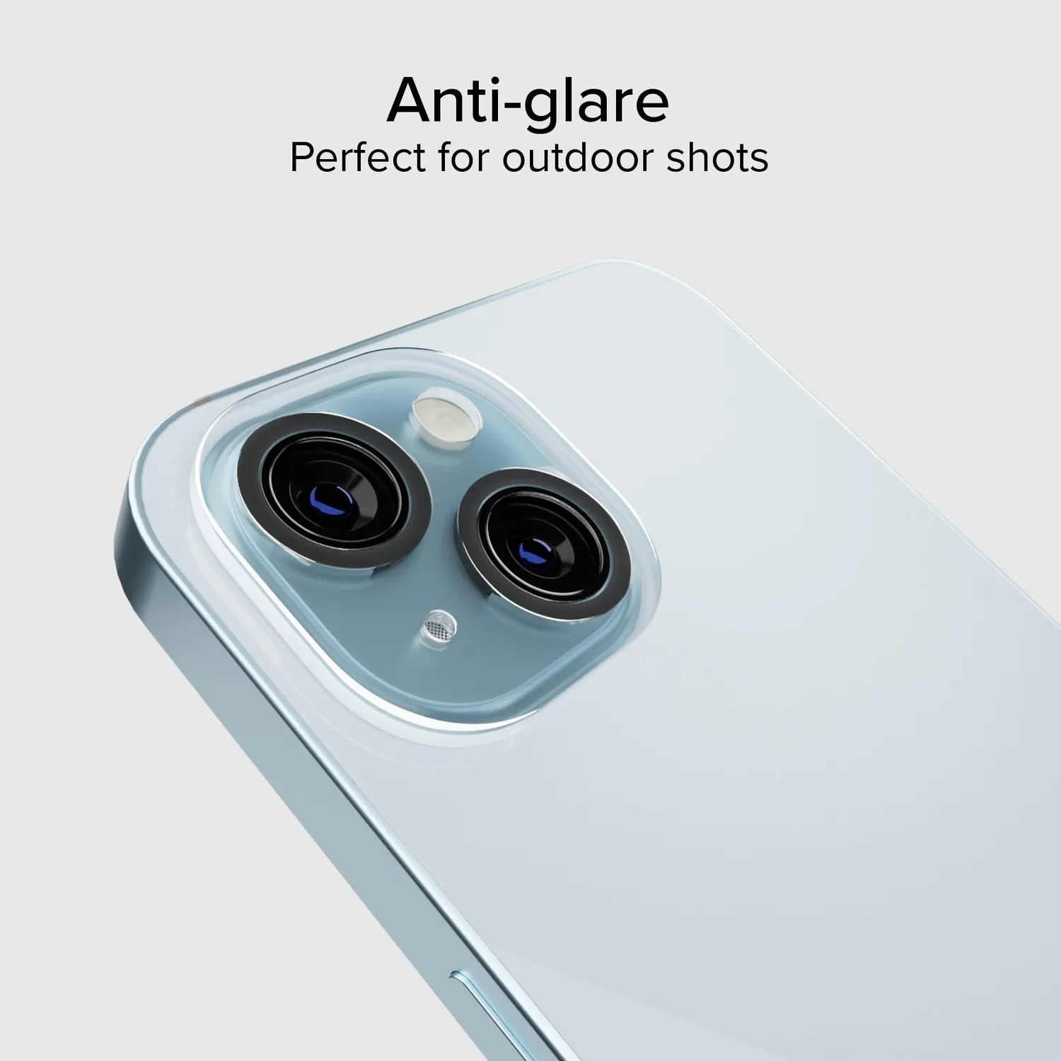 SBS Kameraschutz iPhone 15/15 Plus transparent Glas