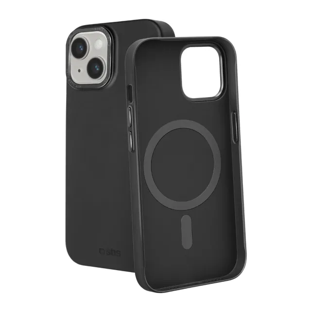SBS Mag Tech Case Handyhülle iPhone 13/14 schwarz MagSafe