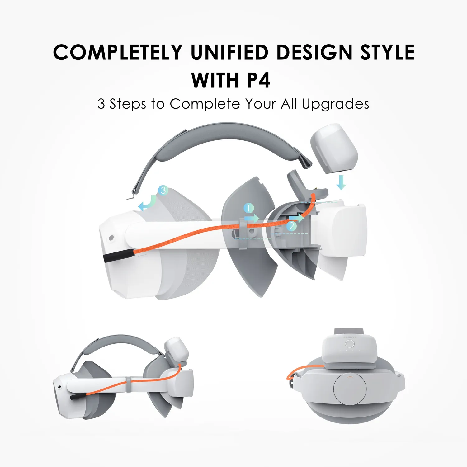 BOBOVR P4 Twin Battery Combo Akku-Strap Pico 4
