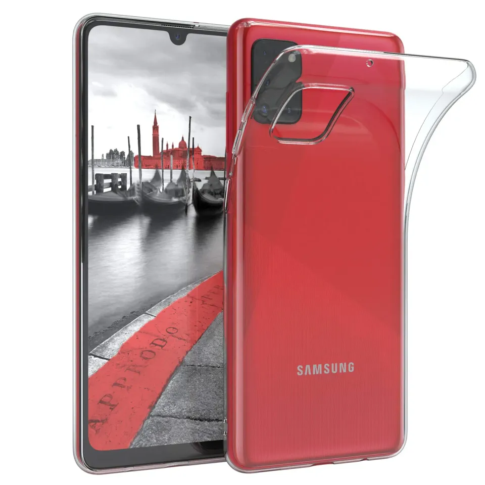 EAZY CASE Samsung Galaxy A31 Silikonhülle transparent 0,8mm dünn