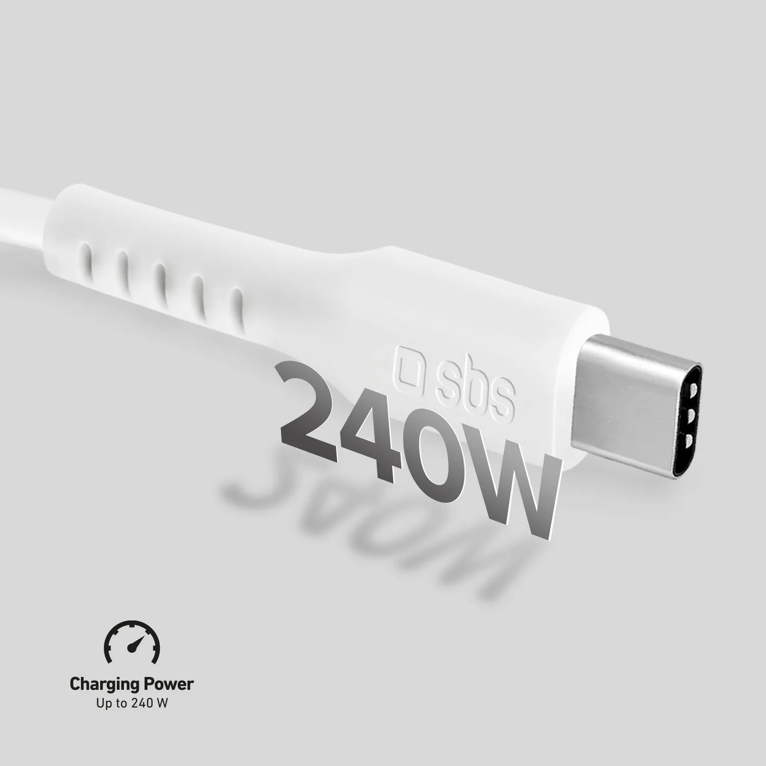 SBS USB-C Ladekabel 240W PD 3 Meter E-Mark