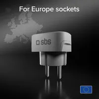 SBS Schuko Reiseadapter universal 2500W