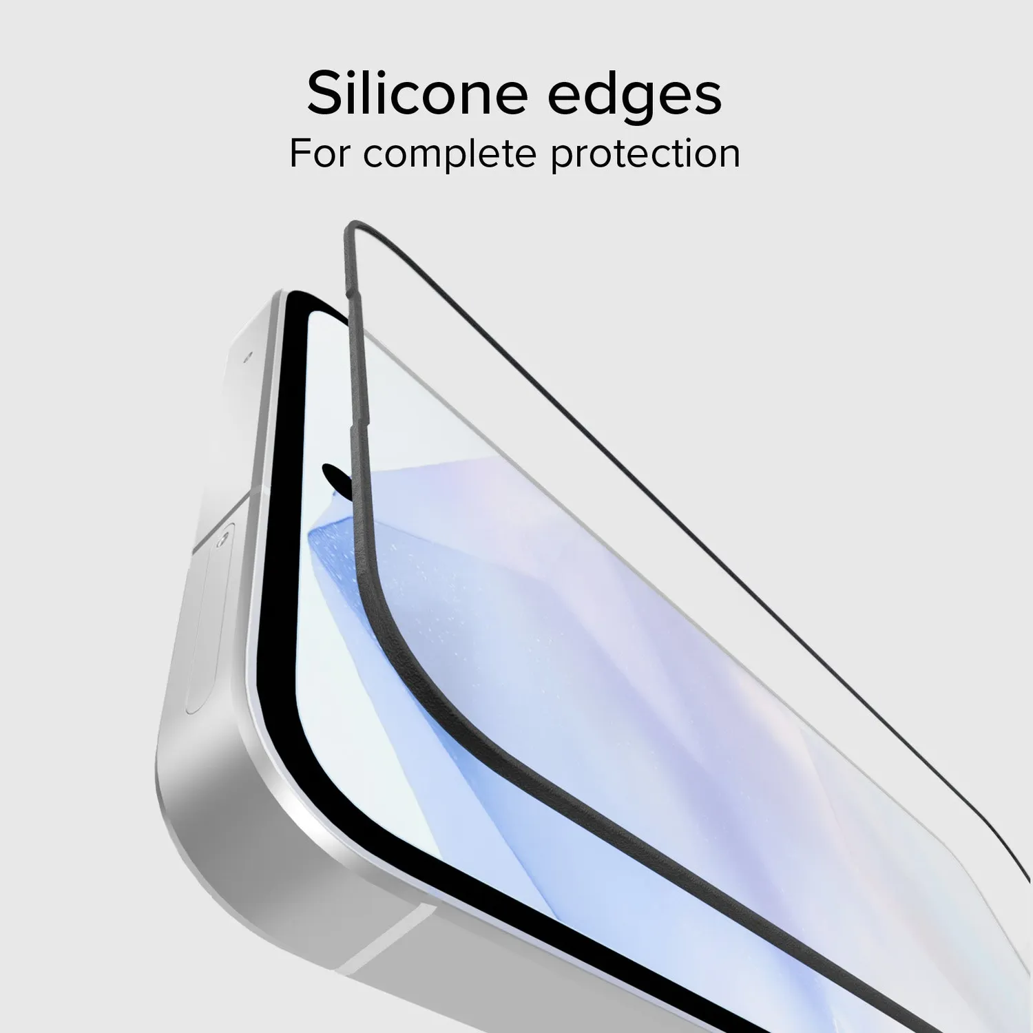 SBS Full Cover Galaxy A35/A55 Panzerglas schwarz