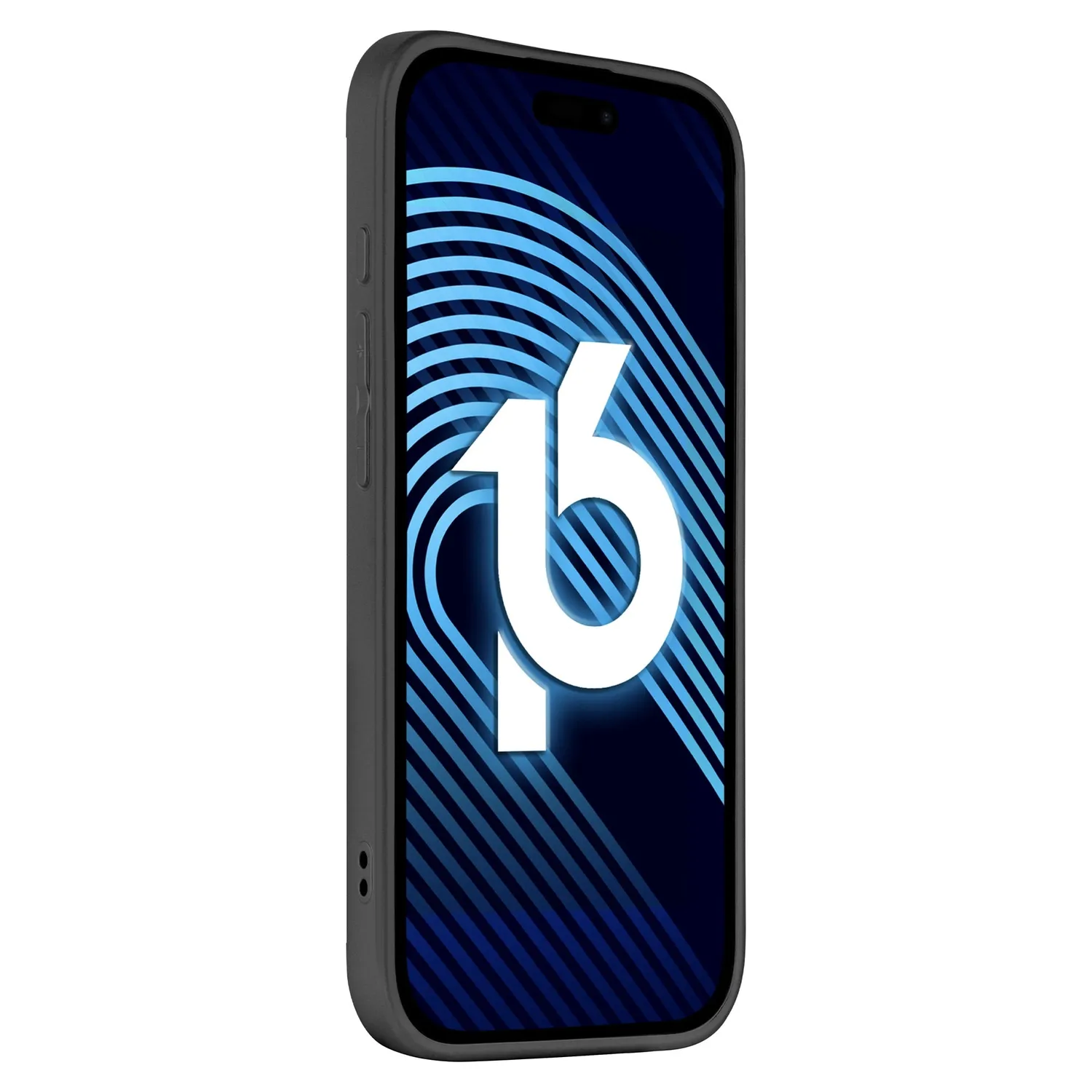 arktis Tech iPhone 16 Pro Hülle Blau matt Kameraschutz