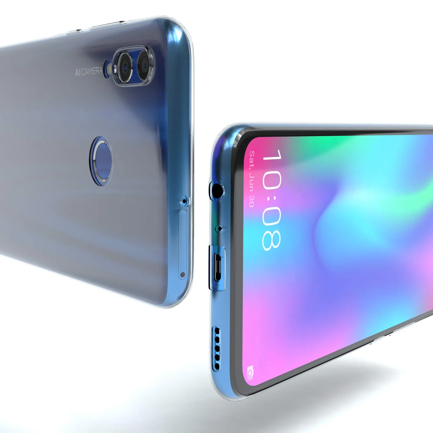 EAZY CASE Honor 10 Lite Handyhülle transparent ultradünn