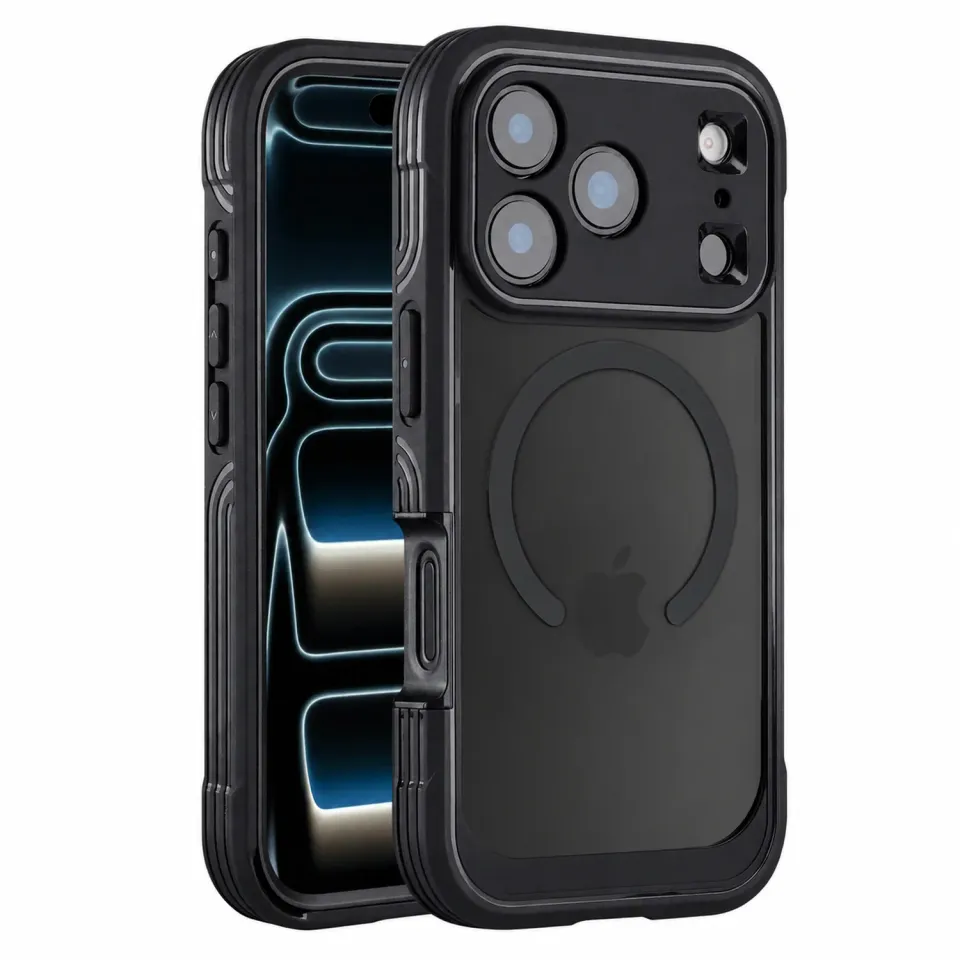 arktis Defender Case iPhone 18 Pro Hülle 360 Grad transparent