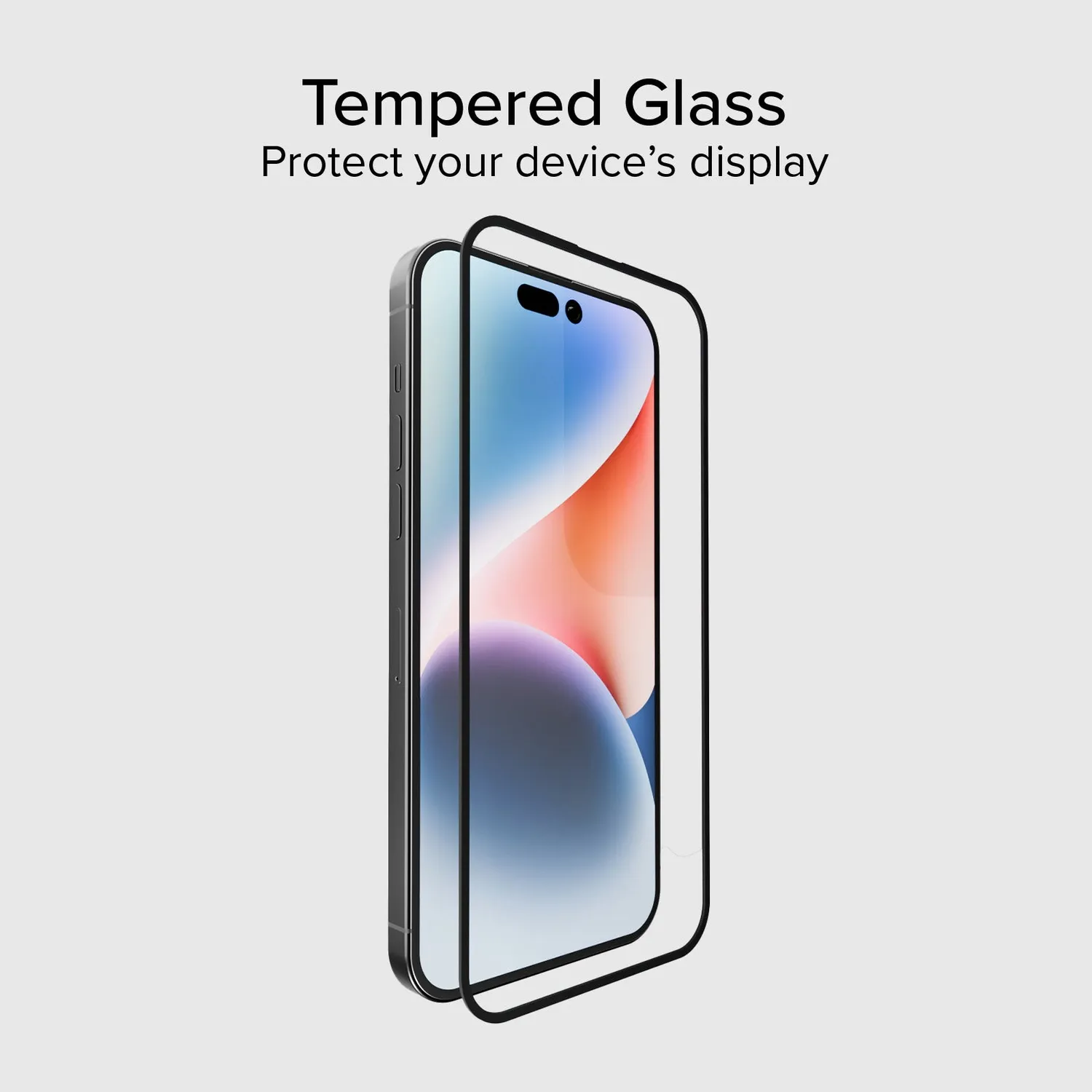 SBS Full Cover iPhone 15 Plus Panzerglas schwarz