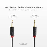 SBS Audiokabel 3,5mm Stereo 1,5m Klinkenkabel vergoldet