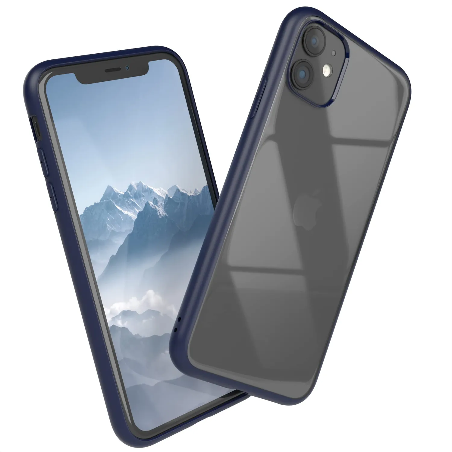 EAZY CASE Crystal iPhone 11 Hülle Beere MagSafe