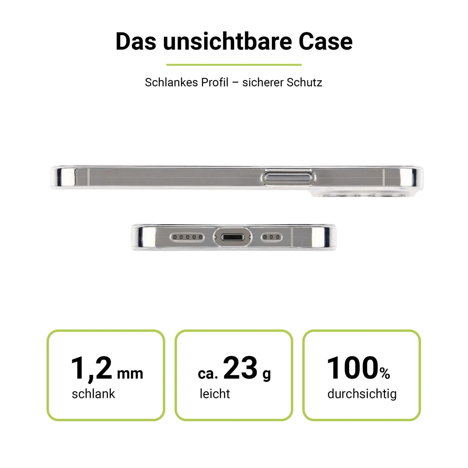 Artwizz NoCase iPhone 12 mini Hülle transparent ultraleicht