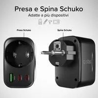 SBS Schuko Wandladegerät 30W USB-Ladegerät PD