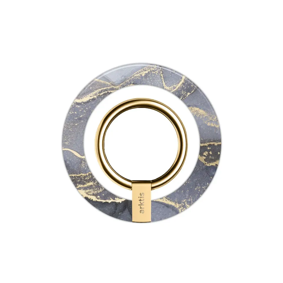 arktis MagSafe Ringhalter Dusty Marble Gold Ständer