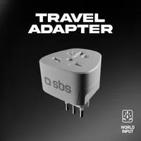 SBS Universal Reiseadapter Italien 2500W kompakt